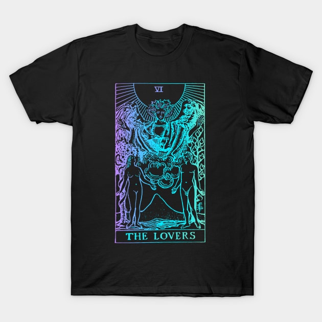 The Lovers Tarot Card T-Shirt by srojas26